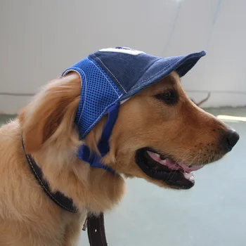 הכלב כובע כלב חורים כובע כובע כובע כלב גדול כובע, קרם הגנה בינוני קטן ספורט כלב מחמד אוזן בייסבול חיצונית מתכווננת